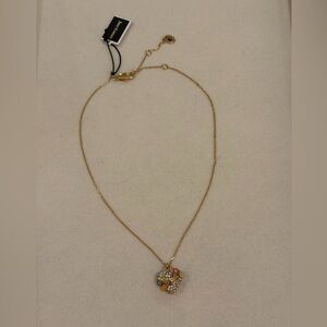 Juicy Couture Gold Necklace with Colorful Charms